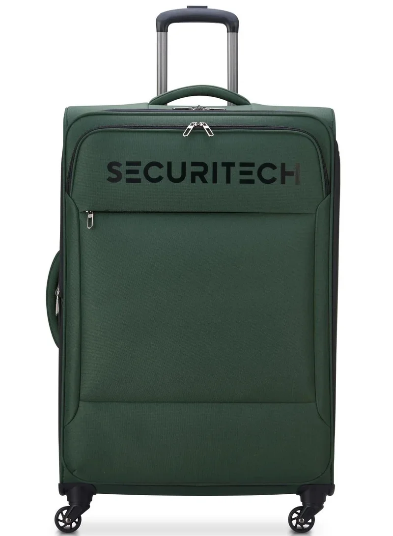 ديلسي _باريس ديلسي باريس سيكيوريتك ترولي سفر بعجلات مزدوجة قابل للتوسيع ٨٢ سم - كاكي